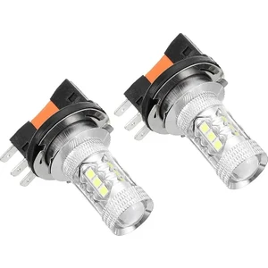 Xiyu Shop Dayanıklı H15 LED Araba Far Ampülleri Hıd 12V 6000K Süper Parlak Beyaz Far Fit 12V Araçlar (Yurt Dışından)