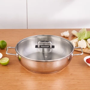 Grace İndüksiyon Tabanlı Çelik Karnıyarık Tencere 30 cm 6 Lt