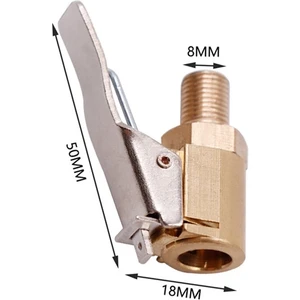 Xiyu Shop Dişli 8mm Tarzı Araba Pompası Ucu Için Lastik Nozul Lastik Valf Lastik Şişirme Valfi Konnektör Klipsli Adaptör Aksesuarları Klip Tipi Meme Dönüşüm (Yurt Dışından)