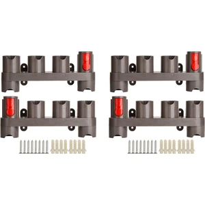 4 Adet Aksesuar Tutucu Dyson Elektrikli Süpürge Için V15 V12 V11 V10 V8 V7 Ek Tutucu Duvara Montaj Alet Tutucu Organizatör (Yurt Dışından)