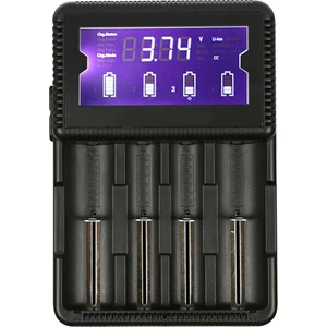 4 Amper 4.2 Volt Pil Şarj Cihazı Li-On Pil Şarj Cihazı 26650 18650 18350 14500 Aa Aaa Sc C Nimh Nicd