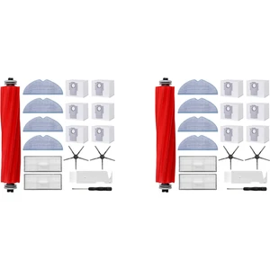 Roborock S7 Pro Ultra/s7 Maxv Ultra Için Aksesuar Seti, 12 x Toz Torbası, Ana Silindir Fırçalı Elektrikli Süpürge Aksesuarları (Yurt Dışından)