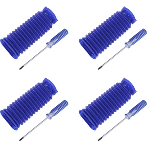 4x Dyson V6 V7 V8 V10 V11 Yumuşak Kadife Rulo Emme Mavi Hortum Değiştirme Ev Temizlik Elektrikli Süpürge (Yurt Dışından)