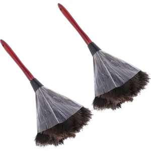 2x Devekuşu Temizleme Tüy Silgi Devekuşu Silgi Devekuşu Tüyü Silgi Yumuşak Tüyler Silgi (Yurt Dışından)