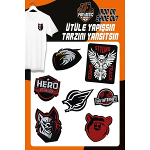 Ütü Ile Yapışan Dokuma Arma Seti Patch Yama