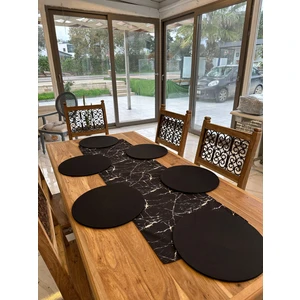 Karam Home Mermer Desen Runner Supla Takım