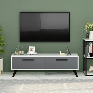 Cantek Dizayn 
İki Kapaklı 120 Cm Melisa Tv Ünitesi Beyaz-Antrasit