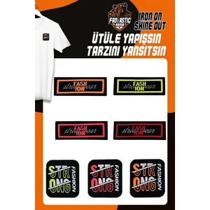 Ütü Ile Yapışan Dokuma Arma Seti Patch Yama Fashıon/strong Modeli