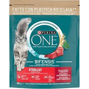Purina One Steril Kısırlaştırılmış Kediler için Sığır Etli Kedi Maması 800 Gr