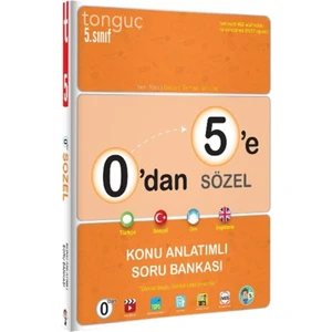 Tonguç Akademi 5. Sınıf 0’dan 5’e Sözel Konu Anlatımlı Soru Bankası