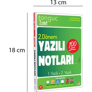 Tonguç Akademi 7. Sınıf Yazılı Notları 2. Dönem 1. Yazılı
