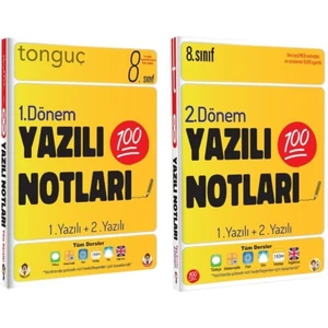 Tonguç Akademi 8. Sınıf Yazılı Notları 1. Dönem ve 2. Dönem 1 ve 2. Yazılı