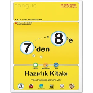 Tonguç Akademi 7'den 8'e Hazırlık Kitabı