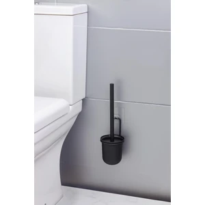 Okyanus Home Siyah Magic Fix Sihirli Yapışkanlı Wc Fırçalık