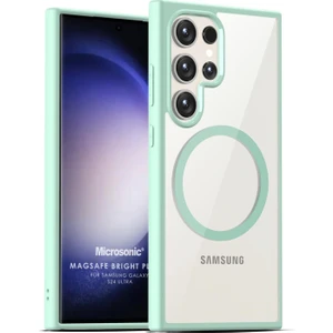 Samsung Galaxy S24 Ultra Kılıf Magsafe Bright Planet Yeşil