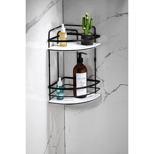 Sas Haus Yapışkanlı Paslanmaz Kristal Ayarlanabilir Raf Banyo Düzenleyici Şampuanlık Lk-02 Sb