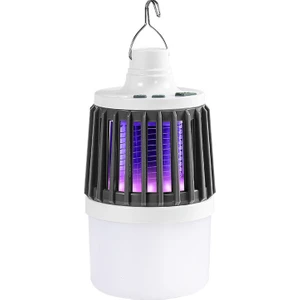 Powermaster MX-858 Usb'li Sinek Öldürücü Özellikli 3 Modlu Şarjlı Kamp Feneri Kamp Aydınlatma Kamp Sineklik Cız Mor Işık