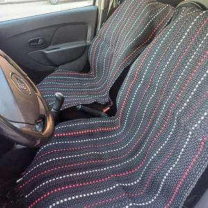 Taşkın Home Taşkınev Home Terletmez Oto Koltuk Kilim Seti 2 Ön 1 Arka 3lü Set %100 Pamuk