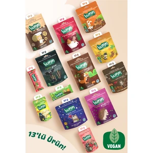 Organik Vegan Tatlı & Tuzlu Atıştırmalık Paketi - 13 Adet (13 Çeşit)