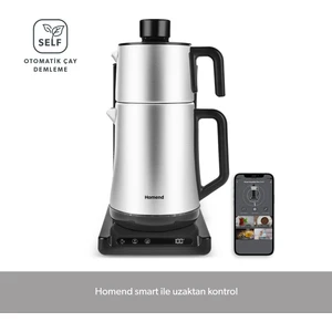 Smart Royaltea Plus 1781H 2 in 1 Inox Otomatik Çay ve Türk Kahve Makinesi Wifi