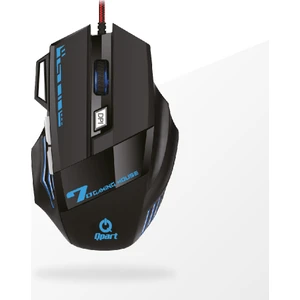 QM-102 USB 7 Tuşlu Rainbow Mouse