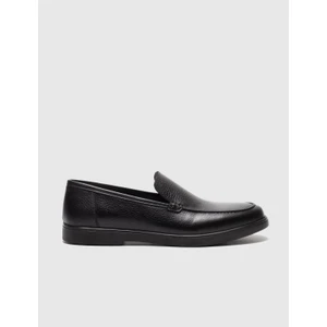 Hakiki Deri Siyah Erkek Loafer