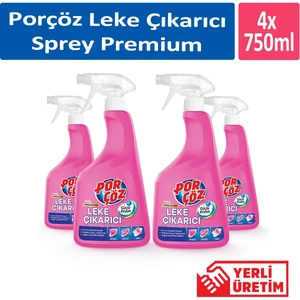 Leke Çıkarıcı Sprey Premium 750 ml x 4 Adet