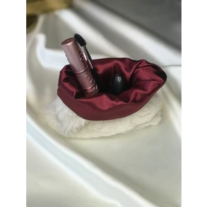 Peluş Makyaj Çantası Küçük Çanta Boy