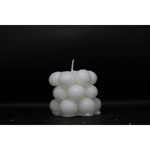 Dekoratif Dağınık Turkuaz Bubble Mum (Kokulu)