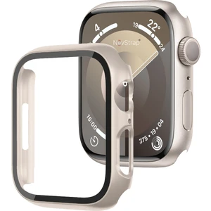 Novstrap Apple Watch 7/8/9 Seri 45MM ile Uyumlu Starlight Yıldız Işığı Ekran Kasa Koruyucu Kapak