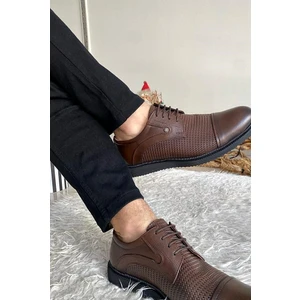 Klasik Bağcıklı Spor Taban  Deri Ortopedik Günlük Her Mevsim Erkek Ayakkabı