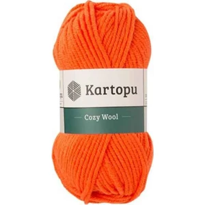Cozy Wool K1211 Nar Çiçeği %25 Yün Karışımlı Kalın Örgü Ipi