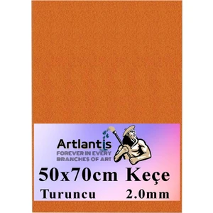 50X70 cm Keçe 2.0 mm 1 Adet Renkli Hobi Keçesi Elişi Keçesi Anasınıfı Kreş Okul Öncesi