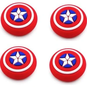 Crk Teknoloji Ps4 Ps5 Xbox Analog Koruyucu Silikon Captain America