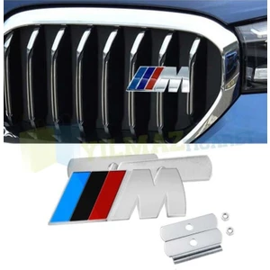 Bmw M /// Vidalı Metal Ön Panjur Arma