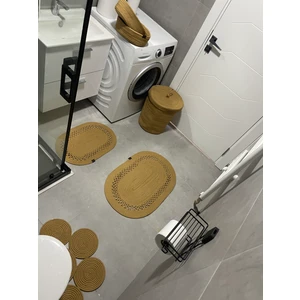 ERSU AHAT HOME DESİGN Jüt ,Hasır Büyük Boy Banyo Takımı ,Çamaşır Sepeti ,Büyük Paspas ,Banyo Seti, Paspas Takımı