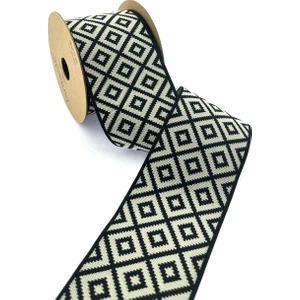 Pötikare Desen Dokuma Geniş Perde Bordür / Aksesuar (7 Cm. Genişlik - 3,5 Mt. Uzunluk)