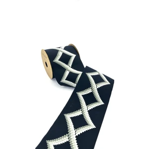 Çok Renkli Dokuma Geniş Perde Bordür / Aksesuar (10 Cm. Genişlik - 3,5 Mt. Uzunluk)