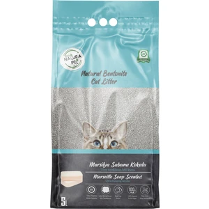 Natura Pet Marsilya Sabun Kokulu Ince Tane Bentonit Kedi Kumu 5 lt