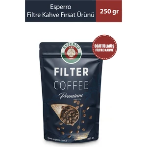 Öğütülmüş Orta Kavrulmuş Premium Filtre Kahve 250 Gr