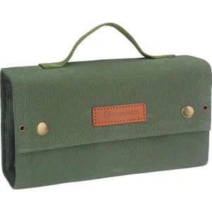 Shanyue Tuval Açık Kamp Baharat Şişesi Tam Set Saklama Çantası Kamp Barbekü Baharat Cam Şişe (Yurt Dışından)