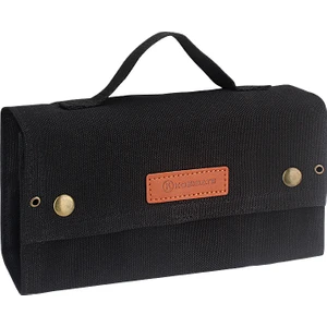 Shanyue Tuval Açık Kamp Baharat Şişesi Tam Set Saklama Çantası Kamp Barbekü Baharat Cam Şişe (Yurt Dışından)