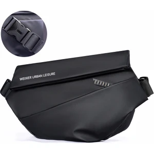 Erkek Çapraz Omuz Çantası Gündelik Erkek Çantası Göğüs Çantası Çok Fonksiyonlu Spor Omuz Çantası Manyetik Emme Tokası (Yurt Dışından)