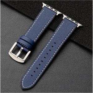 deri Kayış Apple Watch Uyumlu 1/2/3/4/5/6/7/8/9 38-40-41 mm Hms Kordon Hms 2024