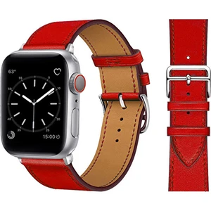 deri Kayış Apple Watch Uyumlu 1/2/3/4/5/6/7/8/9 38-40-41 mm Hms Kordon Hms 2029
