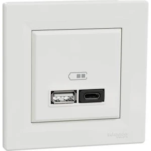 EPH2700421 Asfora Beyaz 3A 45W Ikili Type A+C USB Hızlı Şarj