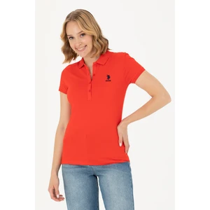 U.S. Polo Assn. Kadın Kırmızı Tişört 50262716-VR030