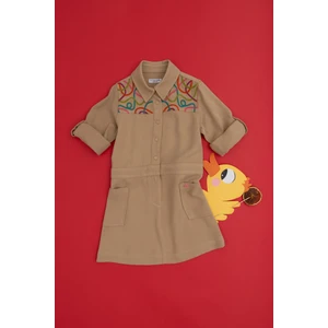 U.S. Polo Assn. Kız Çocuk Kum Elbise (Dokuma) 50271202-VR085