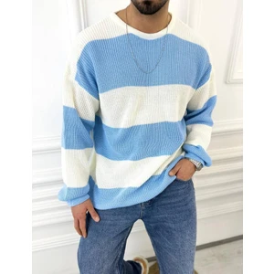 Elku Moda Kazak Oversize Tüylenmez Naturel Pamuk Örme Triko Kazak