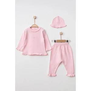 Triko Noktalı Kız Takım 4029